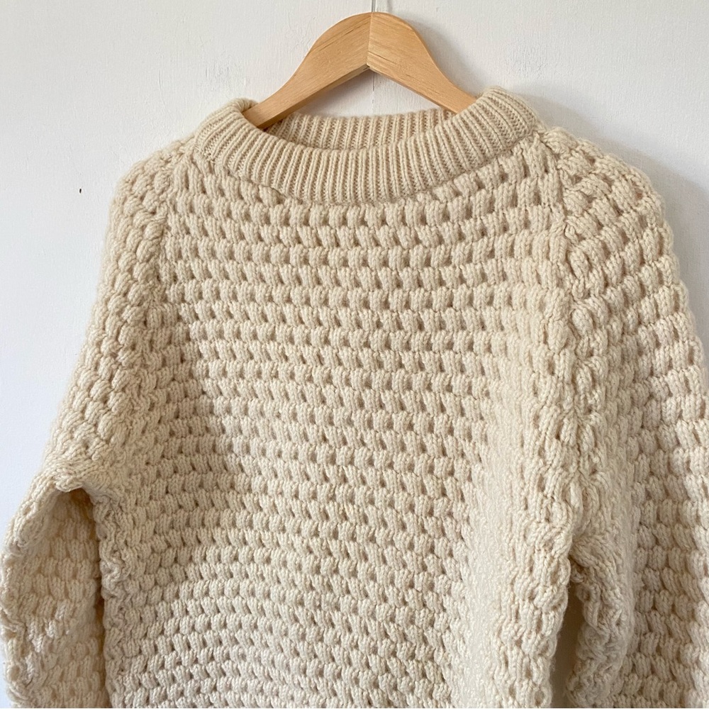 Vintage Wool Fishermans Sweater Whaler Sportswear England Abercrombie & Fitch - Picture 2 of 13